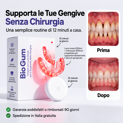 Ripristina la Salute del Tuo Sorriso in 12 Minuti al Giorno - BioGum™